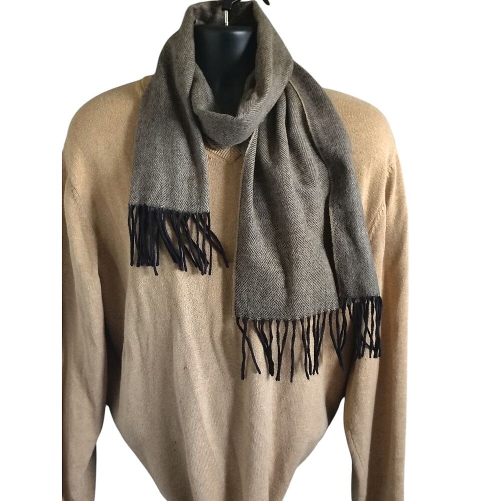 Cashmink Scarf Taupe Mens OS